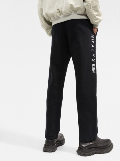 Shop Alyx Logo-print Track Pants In Schwarz