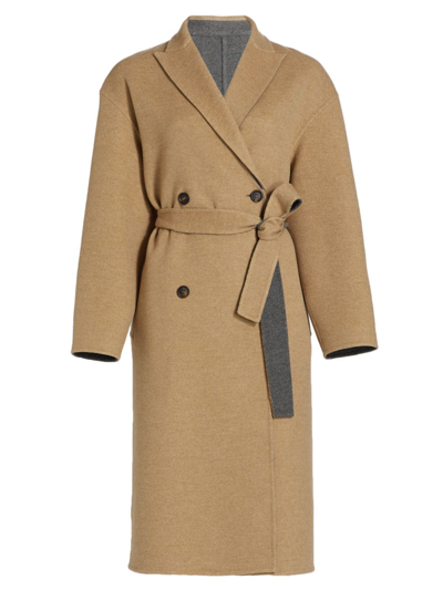 Brunello cucinelli deals reversible coat