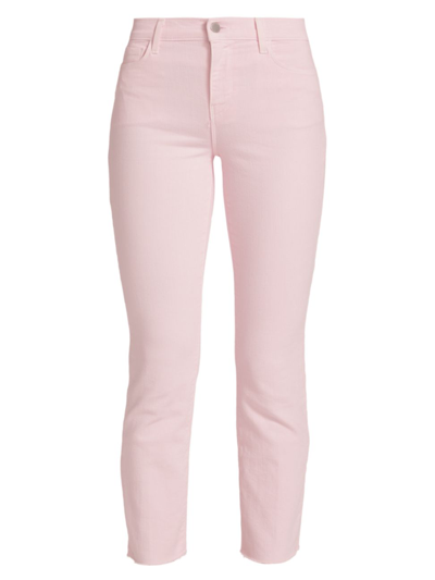 Shop L Agence Women's Sada High-rise Slim Fit Jeans In Soft Pink