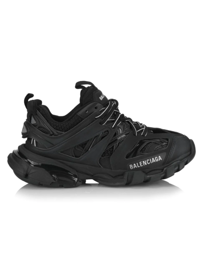 Shop Balenciaga Women's Track Sneakers In Black