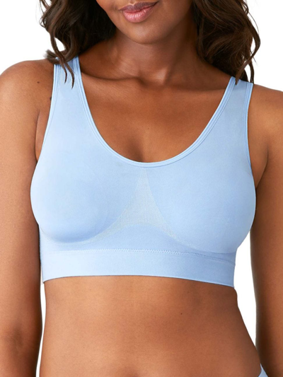 Shop Wacoal Women's B-smooth Bralette In Chambray Blue