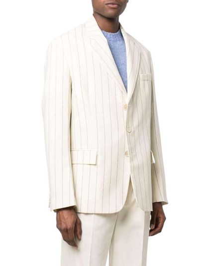 Shop Marni Men's White Wool Blazer