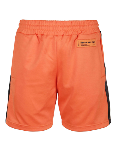 Shop Heron Preston Men's Orange Other Materials Shorts