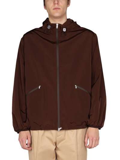 Shop Jil Sander Men's Brown Other Materials Outerwear Jacket