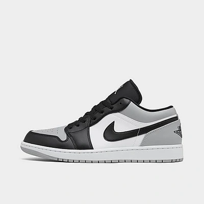 Shop Nike Jordan Air 1 Low Casual Shoes In Light Smoke Grey/black/white