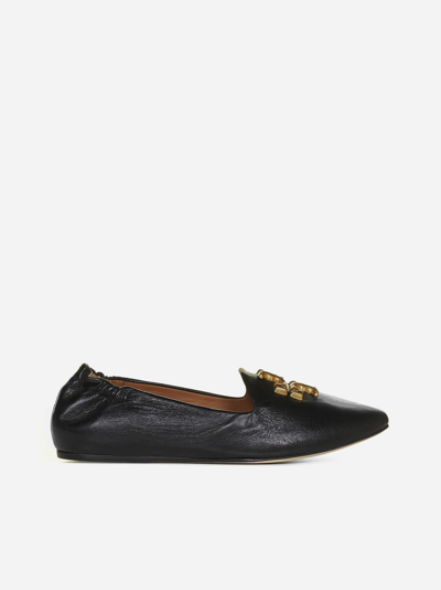 Shop Tory Burch Eleanor Leather Loafers