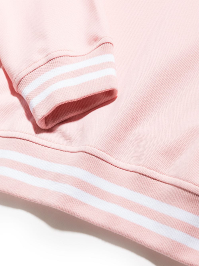 Shop Moschino Teddy Bear Motif Sweatshirt In Pink
