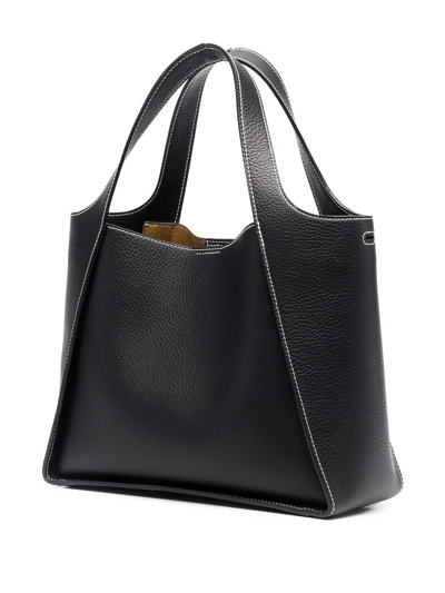 Stella Mccartney Stella Mc Cartney Stella Logo Tote Bag In Black