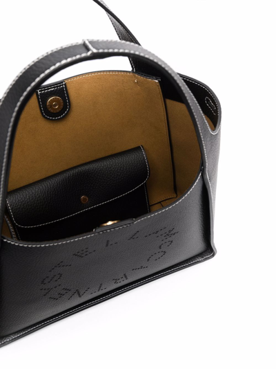 Stella Mccartney Stella Mc Cartney Stella Logo Tote Bag In Black