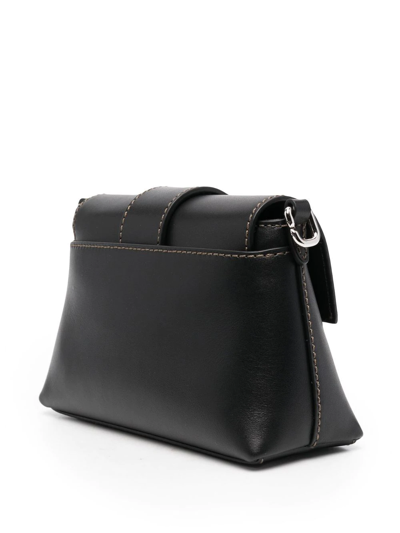 Shop Furla Mini Charlie Shoulder Bag In Black