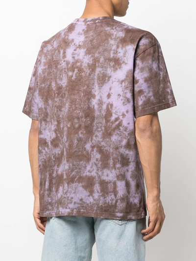Market Logo Print T-shirt In Purple