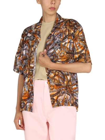 Shop Aries All Over Print Shirt In Multicolor