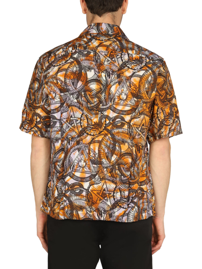 Shop Aries All Over Print Shirt In Multicolor