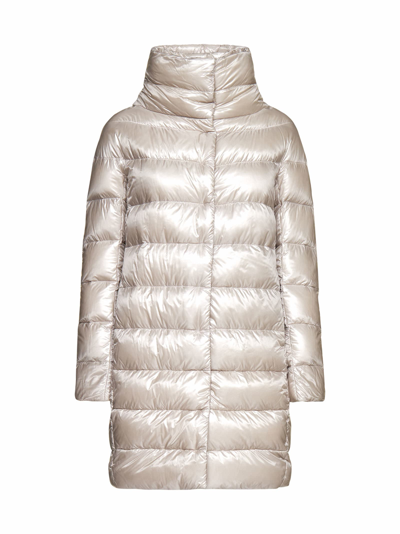 Shop Herno Down Jacket In Ghiaccio