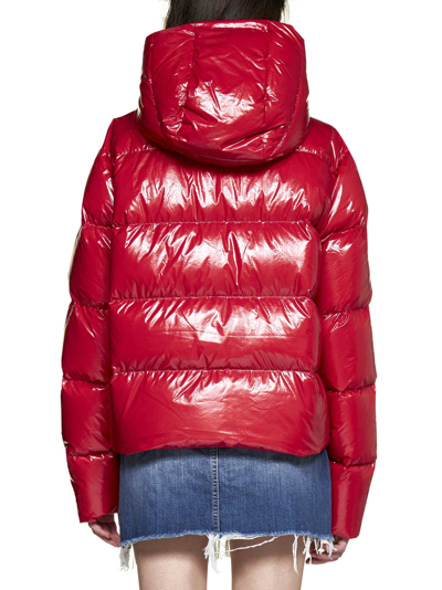 Shop Dsquared2 Down Jacket In Raspberry