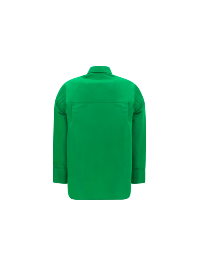 Shop Valentino Overwear Shirt In Verde