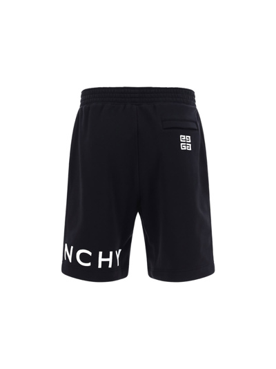 Shop Givenchy Boxy Shorts In Black