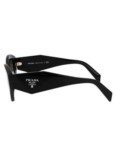 Shop Prada 0pr 07ys Sunglasses In 1ab0a7 Black Grey Gradient