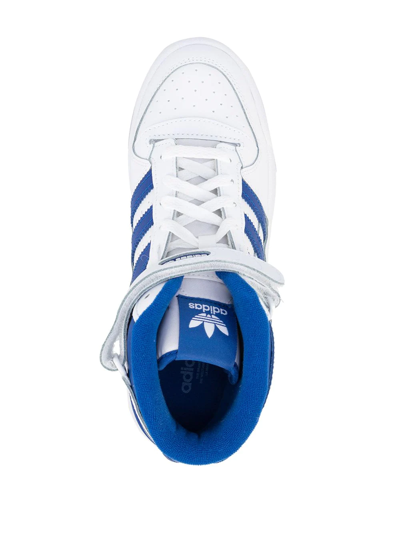 Shop Adidas Originals Forum Mid High-top Sneakers In White