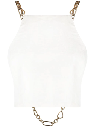 Shop Cult Gaia Joey Chain-strap Top In White