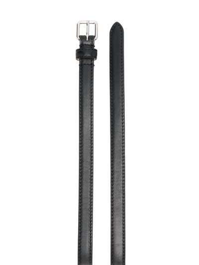 Alexander Mcqueen Buckled Adjustable Belt In Black