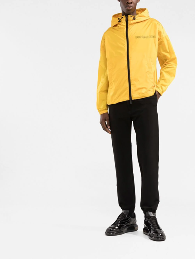 Shop Dsquared2 Lightweight Zip-front Jacket In Yellow