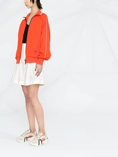 Shop Adidas By Stella Mccartney Oversized Track Jacket In Orange