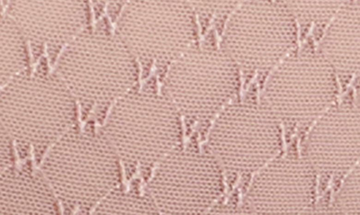 Shop Wolford Sheer Logo Bikini Briefs In 534 Powder Pink