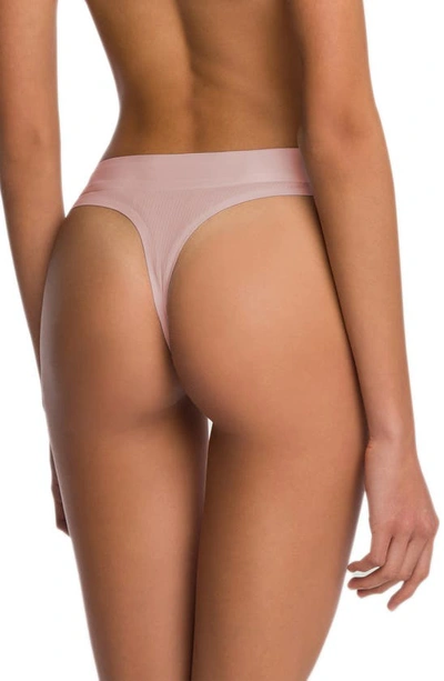 Shop Wolford Beauty Thong In Powder Pink