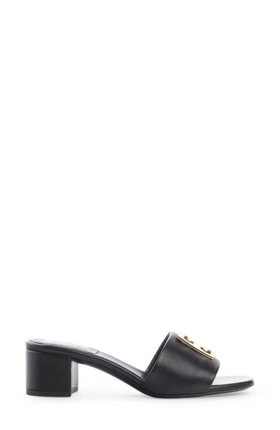 Shop Givenchy 4g Block Heel Slide Sandal In Black