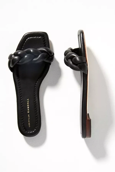 Shop Loeffler Randall Jacks Braided Sandals In Black