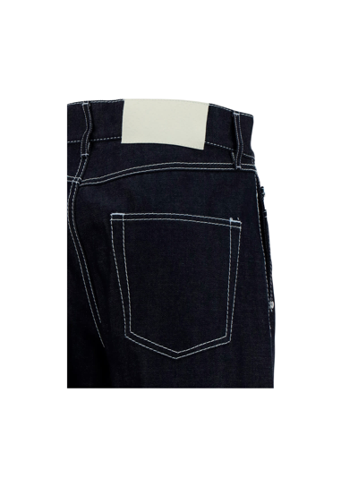 Shop Sunnei Classic Jeans In Dark Denim