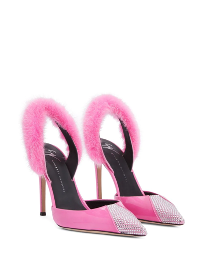 Giuseppe Zanotti Henriette Strass In Rosa