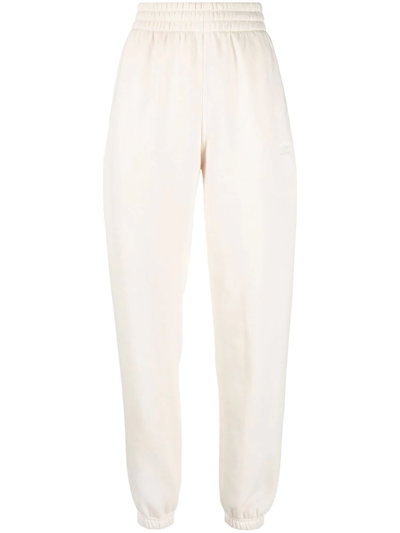 Shop Adidas Originals Tapered Track Pants In Nude
