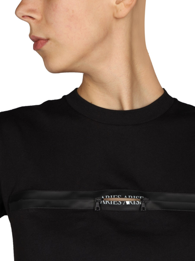 Shop Aries "shrunken" T-shirt Unisex In Black
