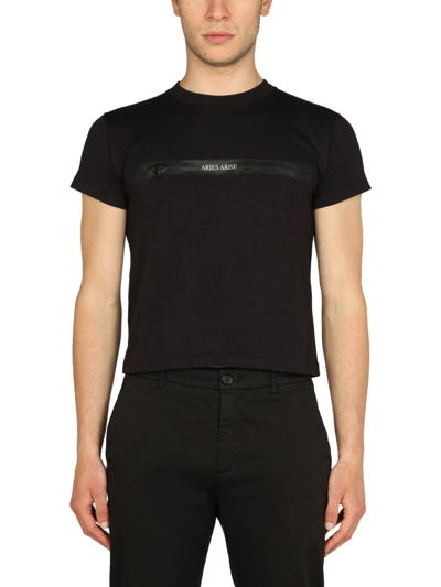 Shop Aries "shrunken" T-shirt Unisex In Black