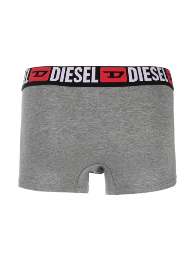 Diesel Logo-waistband Boxer Pack In 黑色