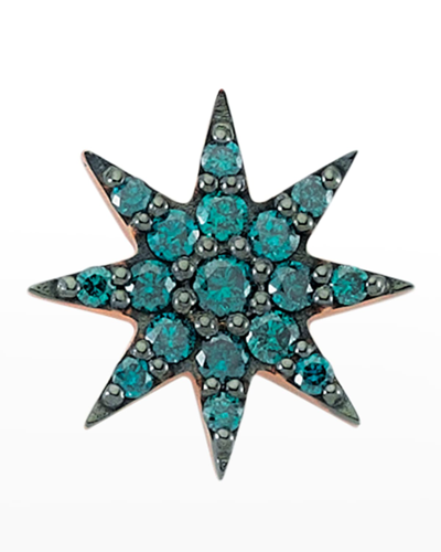 Shop Beegoddess Venus Star Blue Diamond Earring, Single