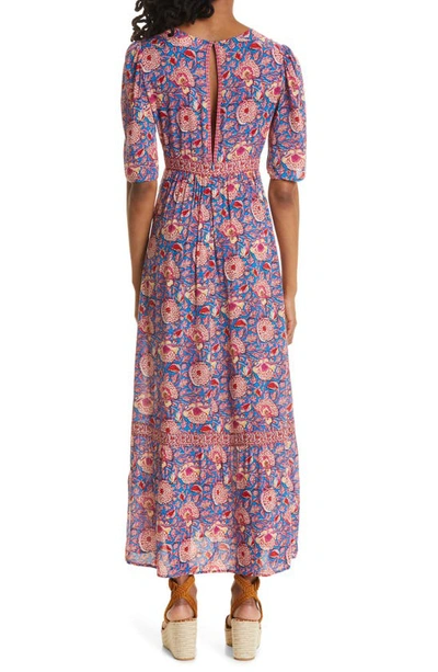 Shop Ba&sh Vally Floral Print Dress In Pink