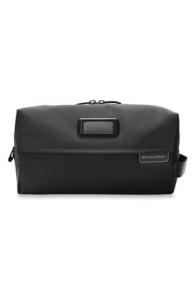 Shop Briggs & Riley Baseline Everyday Essentials Dopp Kit In Black