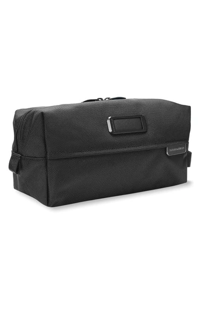 Shop Briggs & Riley Baseline Everyday Essentials Dopp Kit In Black