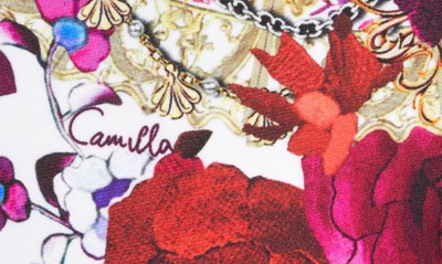 Shop Camilla Roses Underwire Bikini Top In Reign Of Roses