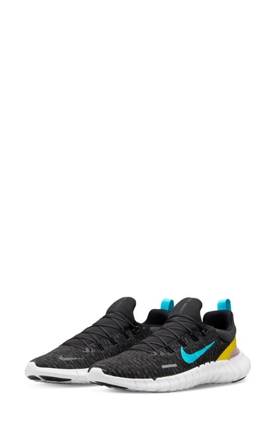 Nike Men's Free Run 5.0 Road Running Shoes In Black | ModeSens