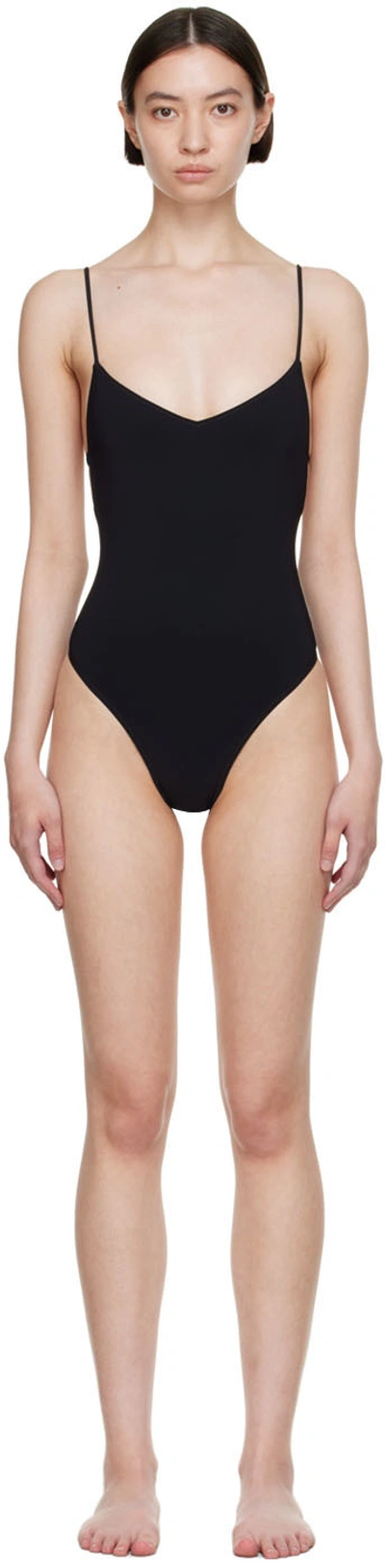 Shop Lido Black Ventiquattro One-piece Swimsuit
