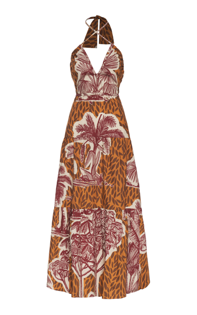 Shop Johanna Ortiz Women's Ritos De Duelo Cotton Maxi Dress In Print