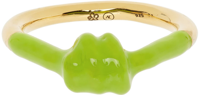 Shop Marshall Columbia Ssense Exclusive Green Alan Crocetti Edition Knot Ring