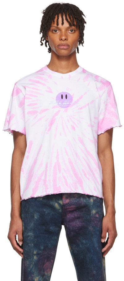 Shop Palmer Pink Cotton T-shirt In Purple