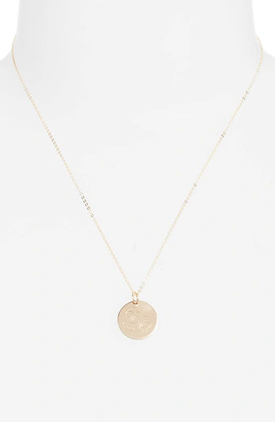 Shop Nashelle Birth Flower Necklace In 14k Gold Fill - February