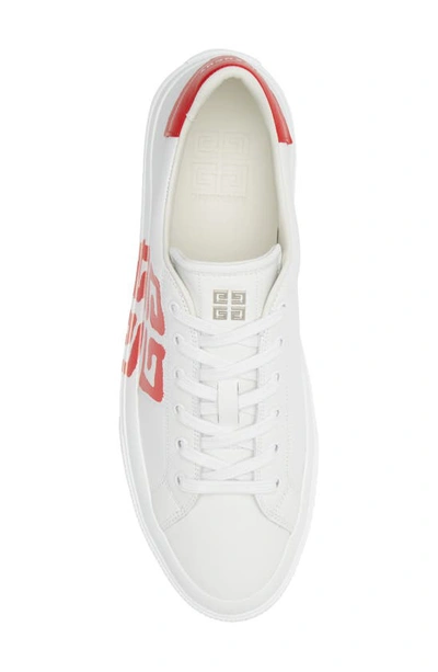 Shop Givenchy X Josh Smith City Sport Sneaker In White/ Red