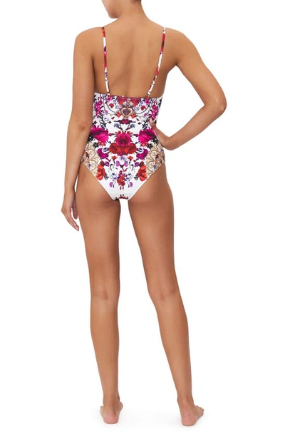Shop Camilla Reign Of Roses Underwire One-piece Swimsuit